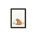Picture of Flower Garden Bear _GroupedProduct_Rectangle_Portrait_Mini_ _GroupedProduct_Rectangle_Portrait_Framed_Matted_