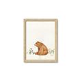 Picture of Flower Garden Bear _GroupedProduct_Rectangle_Portrait_Mini_ _GroupedProduct_Rectangle_Portrait_Framed_Matted_