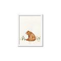 Picture of Flower Garden Bear _GroupedProduct_Rectangle_Portrait_Mini_ _GroupedProduct_Rectangle_Portrait_Framed_Matted_