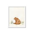 Picture of Flower Garden Bear _GroupedProduct_Rectangle_Portrait_Mini_ _GroupedProduct_Rectangle_Portrait_Framed_Matted_