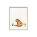 Picture of Flower Garden Bear _GroupedProduct_Rectangle_Portrait_Mini_ _GroupedProduct_Rectangle_Portrait_Framed_Matted_
