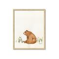 Picture of Flower Garden Bear _GroupedProduct_Rectangle_Portrait_Mini_ _GroupedProduct_Rectangle_Portrait_Framed_Matted_