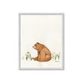 Picture of Flower Garden Bear _GroupedProduct_Rectangle_Portrait_Mini_ _GroupedProduct_Rectangle_Portrait_Framed_Matted_