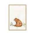Picture of Flower Garden Bear _GroupedProduct_Rectangle_Portrait_Mini_ _GroupedProduct_Rectangle_Portrait_Framed_Matted_