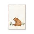 Picture of Flower Garden Bear _GroupedProduct_Rectangle_Portrait_Mini_ _GroupedProduct_Rectangle_Portrait_Framed_Matted_
