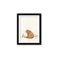 Picture of Flower Garden Bear _GroupedProduct_Rectangle_Portrait_Mini_ _GroupedProduct_Rectangle_Portrait_Framed_Matted_