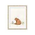 Picture of Flower Garden Bear _GroupedProduct_Rectangle_Portrait_Mini_ _GroupedProduct_Rectangle_Portrait_Framed_Matted_