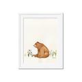 Picture of Flower Garden Bear _GroupedProduct_Rectangle_Portrait_Mini_ _GroupedProduct_Rectangle_Portrait_Framed_Matted_