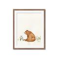 Picture of Flower Garden Bear _GroupedProduct_Rectangle_Portrait_Mini_ _GroupedProduct_Rectangle_Portrait_Framed_Matted_