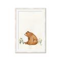 Picture of Flower Garden Bear _GroupedProduct_Rectangle_Portrait_Mini_ _GroupedProduct_Rectangle_Portrait_Framed_Matted_