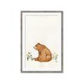 Picture of Flower Garden Bear _GroupedProduct_Rectangle_Portrait_Mini_ _GroupedProduct_Rectangle_Portrait_Framed_Matted_