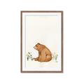 Picture of Flower Garden Bear _GroupedProduct_Rectangle_Portrait_Mini_ _GroupedProduct_Rectangle_Portrait_Framed_Matted_