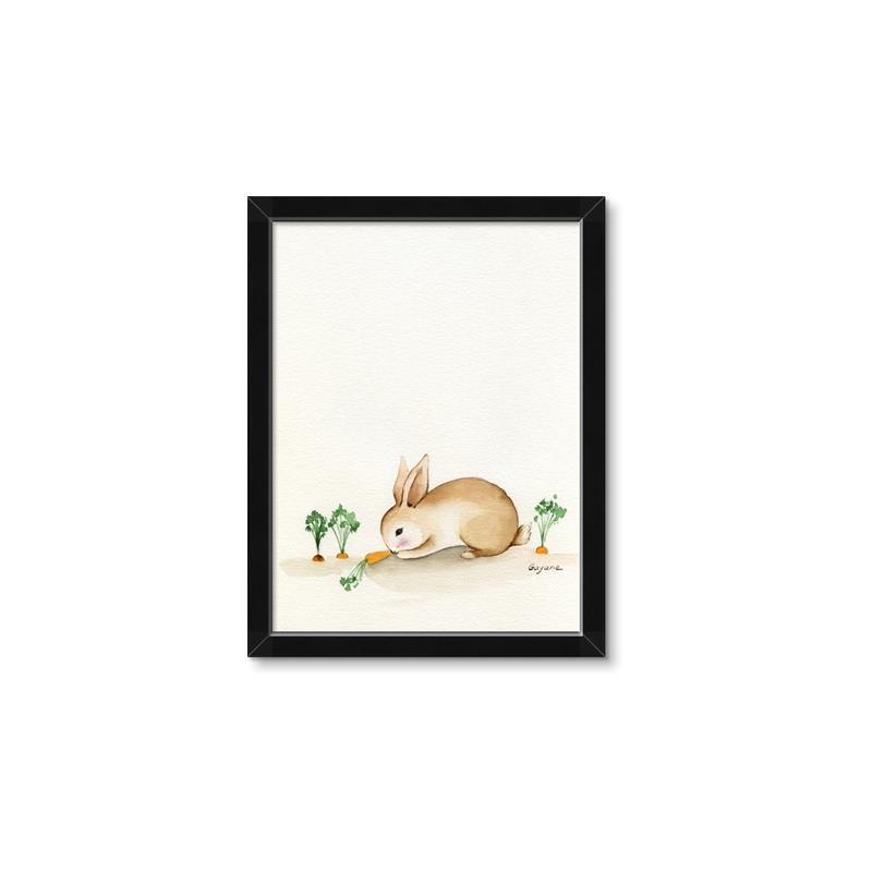 Picture of Carrot Garden Bunny _GroupedProduct_Rectangle_Portrait_Mini_ _GroupedProduct_Rectangle_Portrait_Framed_Matted_