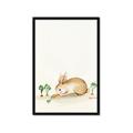 Picture of Carrot Garden Bunny _GroupedProduct_Rectangle_Portrait_Mini_ _GroupedProduct_Rectangle_Portrait_Framed_Matted_