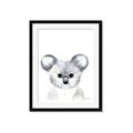 Picture of Koala Face _GroupedProduct_Rectangle_Portrait_Mini_ _GroupedProduct_Rectangle_Portrait_Framed_Matted_