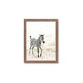 Picture of Summer Zebra _GroupedProduct_Rectangle_Portrait_Mini_ _GroupedProduct_Rectangle_Portrait_Framed_Matted_