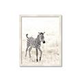 Picture of Summer Zebra _GroupedProduct_Rectangle_Portrait_Mini_ _GroupedProduct_Rectangle_Portrait_Framed_Matted_