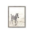 Picture of Summer Zebra _GroupedProduct_Rectangle_Portrait_Mini_ _GroupedProduct_Rectangle_Portrait_Framed_Matted_