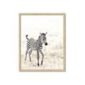 Picture of Summer Zebra _GroupedProduct_Rectangle_Portrait_Mini_ _GroupedProduct_Rectangle_Portrait_Framed_Matted_