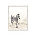 Picture of Summer Zebra _GroupedProduct_Rectangle_Portrait_Mini_ _GroupedProduct_Rectangle_Portrait_Framed_Matted_