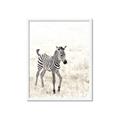 Picture of Summer Zebra _GroupedProduct_Rectangle_Portrait_Mini_ _GroupedProduct_Rectangle_Portrait_Framed_Matted_