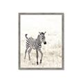 Picture of Summer Zebra _GroupedProduct_Rectangle_Portrait_Mini_ _GroupedProduct_Rectangle_Portrait_Framed_Matted_
