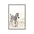Picture of Summer Zebra _GroupedProduct_Rectangle_Portrait_Mini_ _GroupedProduct_Rectangle_Portrait_Framed_Matted_