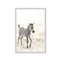 Picture of Summer Zebra _GroupedProduct_Rectangle_Portrait_Mini_ _GroupedProduct_Rectangle_Portrait_Framed_Matted_