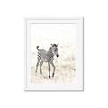 Picture of Summer Zebra _GroupedProduct_Rectangle_Portrait_Mini_ _GroupedProduct_Rectangle_Portrait_Framed_Matted_