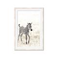 Picture of Summer Zebra _GroupedProduct_Rectangle_Portrait_Mini_ _GroupedProduct_Rectangle_Portrait_Framed_Matted_