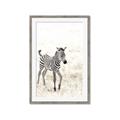 Picture of Summer Zebra _GroupedProduct_Rectangle_Portrait_Mini_ _GroupedProduct_Rectangle_Portrait_Framed_Matted_