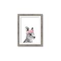 Picture of Kangaroo with floral _GroupedProduct_Rectangle_Portrait_Mini_ _GroupedProduct_Rectangle_Portrait_Framed_Matted_