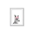 Picture of Kangaroo with floral _GroupedProduct_Rectangle_Portrait_Mini_ _GroupedProduct_Rectangle_Portrait_Framed_Matted_