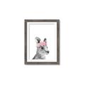 Picture of Kangaroo with floral _GroupedProduct_Rectangle_Portrait_Mini_ _GroupedProduct_Rectangle_Portrait_Framed_Matted_
