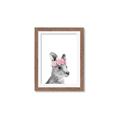 Picture of Kangaroo with floral _GroupedProduct_Rectangle_Portrait_Mini_ _GroupedProduct_Rectangle_Portrait_Framed_Matted_