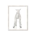Picture of Behind Lamb _GroupedProduct_Rectangle_Portrait_Mini_ _GroupedProduct_Rectangle_Portrait_Framed_Matted_
