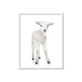 Picture of In Front Lamb _GroupedProduct_Rectangle_Portrait_Mini_ _GroupedProduct_Rectangle_Portrait_Framed_Matted_
