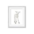 Picture of In Front Lamb _GroupedProduct_Rectangle_Portrait_Mini_ _GroupedProduct_Rectangle_Portrait_Framed_Matted_