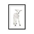 Picture of In Front Lamb _GroupedProduct_Rectangle_Portrait_Mini_ _GroupedProduct_Rectangle_Portrait_Framed_Matted_