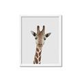 Picture of Baby Giraffe _GroupedProduct_Rectangle_Portrait_Mini_ _GroupedProduct_Rectangle_Portrait_Framed_Matted_