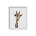 Picture of Baby Giraffe _GroupedProduct_Rectangle_Portrait_Mini_ _GroupedProduct_Rectangle_Portrait_Framed_Matted_