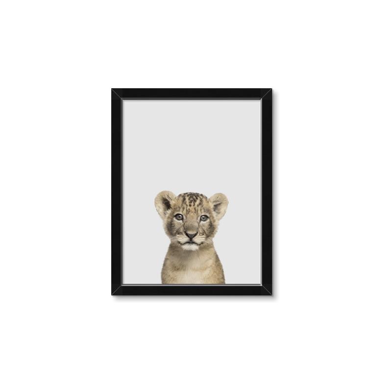 Picture of Baby Lion _GroupedProduct_Rectangle_Portrait_Mini_ _GroupedProduct_Rectangle_Portrait_Framed_Matted_