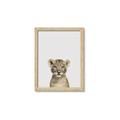 Picture of Baby Lion _GroupedProduct_Rectangle_Portrait_Mini_ _GroupedProduct_Rectangle_Portrait_Framed_Matted_