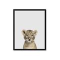 Picture of Baby Lion _GroupedProduct_Rectangle_Portrait_Mini_ _GroupedProduct_Rectangle_Portrait_Framed_Matted_