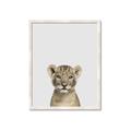Picture of Baby Lion _GroupedProduct_Rectangle_Portrait_Mini_ _GroupedProduct_Rectangle_Portrait_Framed_Matted_