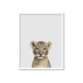 Picture of Baby Lion _GroupedProduct_Rectangle_Portrait_Mini_ _GroupedProduct_Rectangle_Portrait_Framed_Matted_