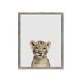 Picture of Baby Lion _GroupedProduct_Rectangle_Portrait_Mini_ _GroupedProduct_Rectangle_Portrait_Framed_Matted_