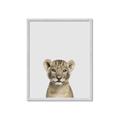 Picture of Baby Lion _GroupedProduct_Rectangle_Portrait_Mini_ _GroupedProduct_Rectangle_Portrait_Framed_Matted_