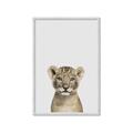 Picture of Baby Lion _GroupedProduct_Rectangle_Portrait_Mini_ _GroupedProduct_Rectangle_Portrait_Framed_Matted_