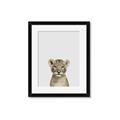 Picture of Baby Lion _GroupedProduct_Rectangle_Portrait_Mini_ _GroupedProduct_Rectangle_Portrait_Framed_Matted_